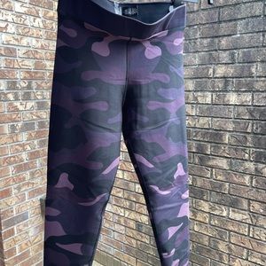 Pink & Gray Camo Leggings